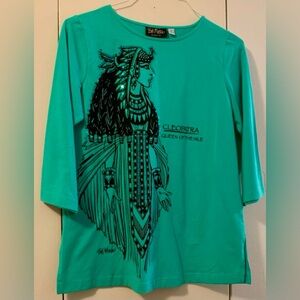 BOB MACKIE CLEOPATRA SEQUENCE LINED TOP (S)